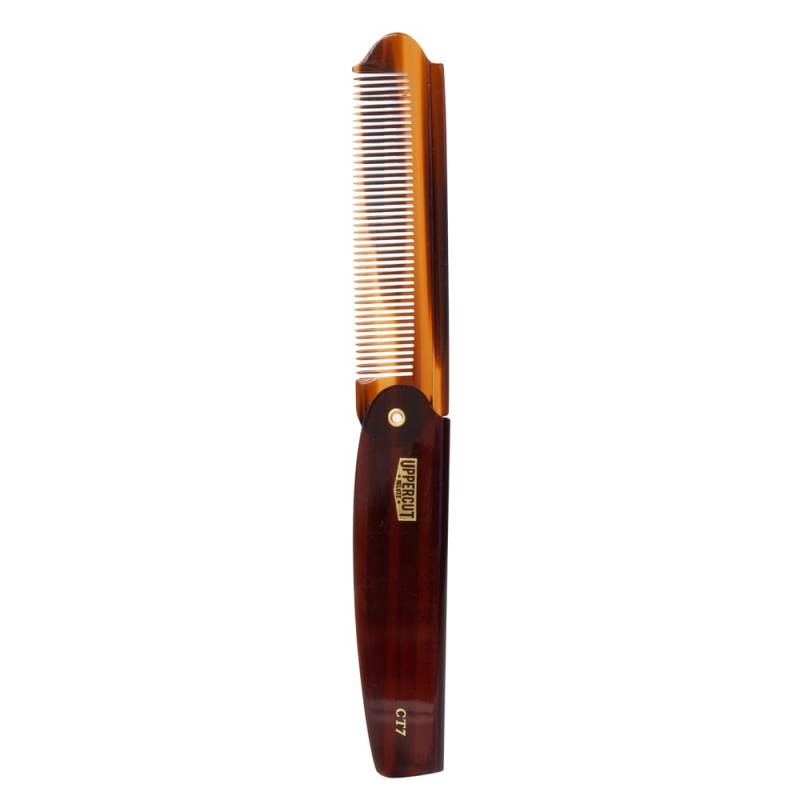 Расческа Uppercut Deluxe CT7 Tortoise Flip Comb